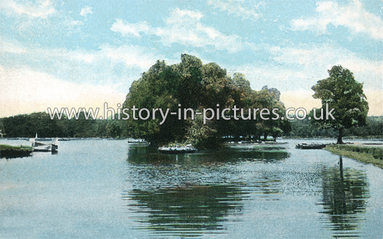 Connaught Waters, Epping Forest, Essex. c.1905